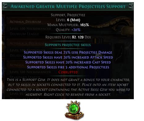 Greater Multiple Projectiles Support